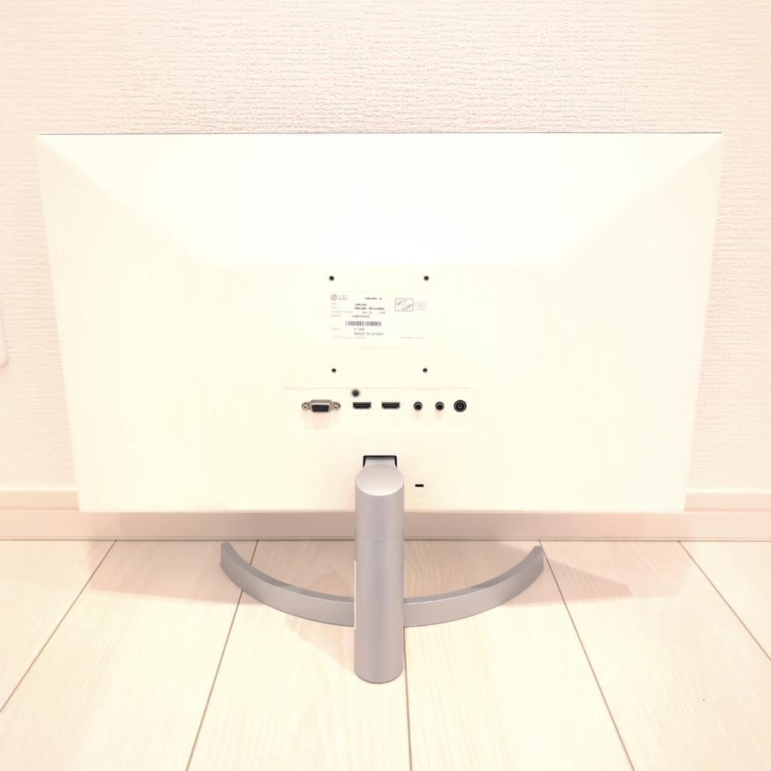 【極美品】LG 23.8インチ フレームレスモニター 24ML600S-W