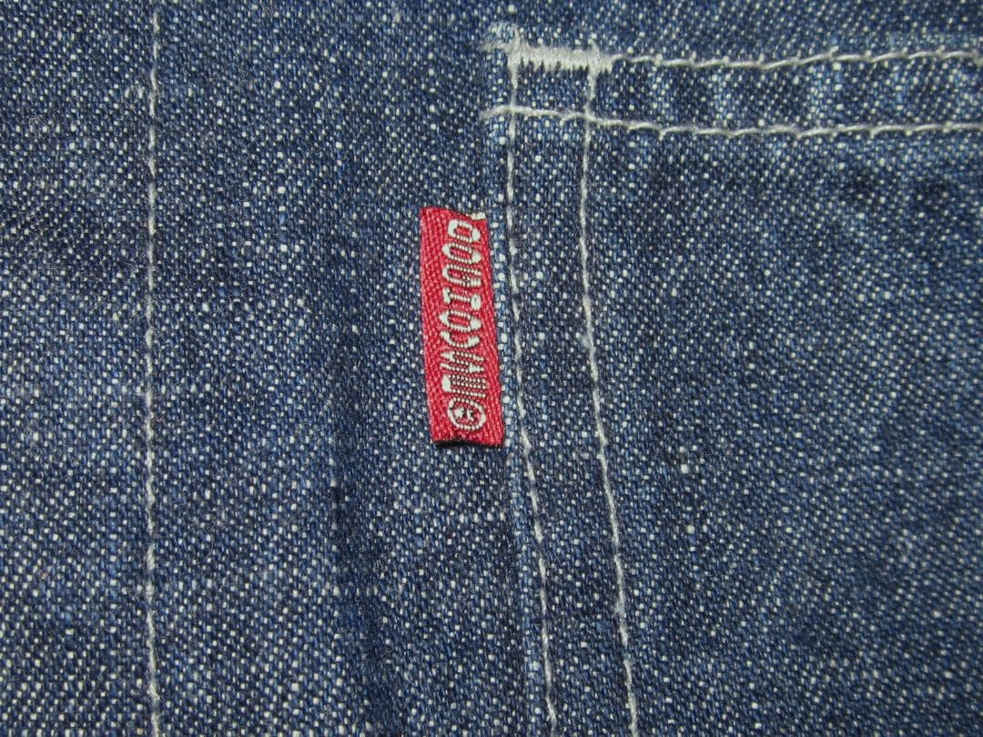 ドッグハウス つなぎ Lサイズ 虎 東洲斎 写楽 ペイント デニム 松岡佳博