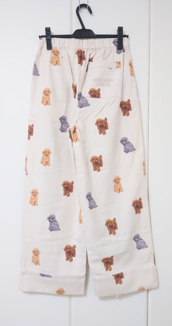 【タグ付き未着用】gelato pique☆トイプードル☆上下セット