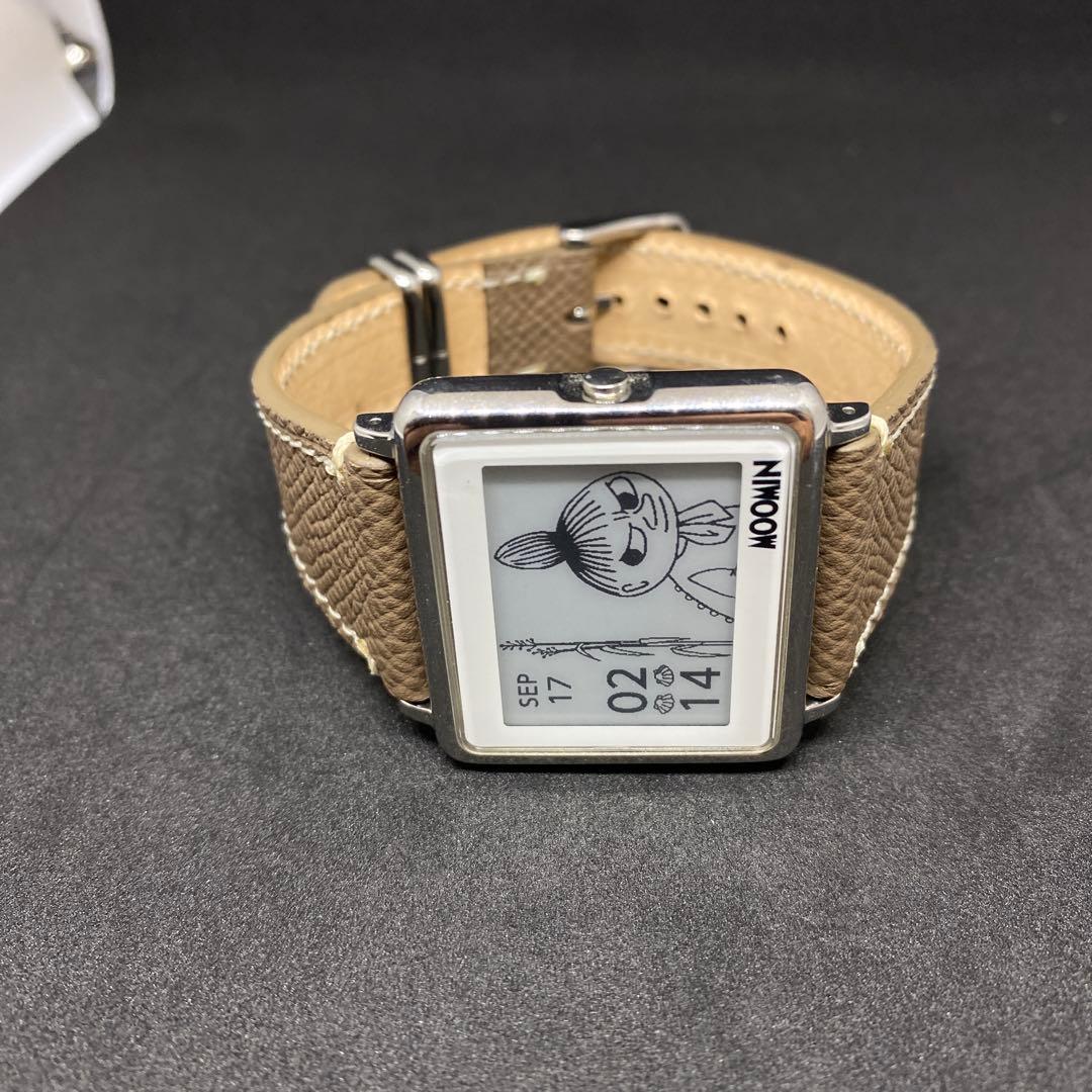新品 ムーミン　スマートキャンバス　時計ベルト ヴォーエプソン　金具付属電池交換
