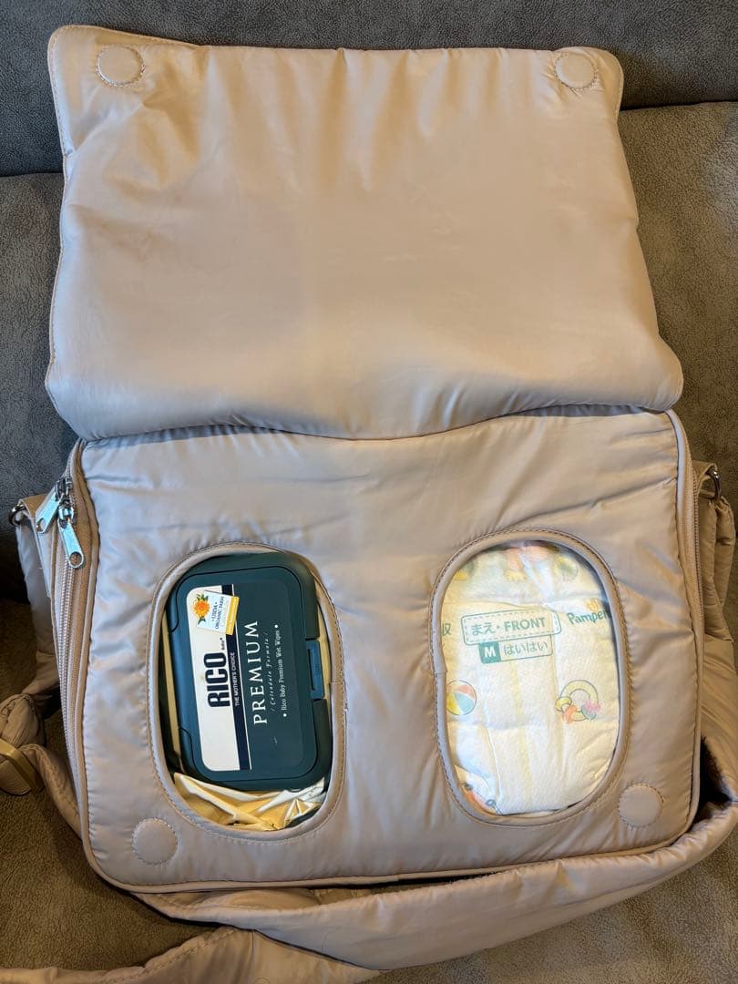 calin マザーズバッグ 【限定色　ラテ】