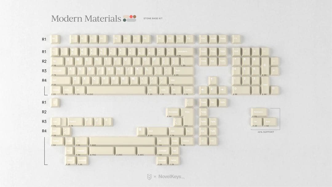 キーボード GMK Modern Materials Stone Keycap