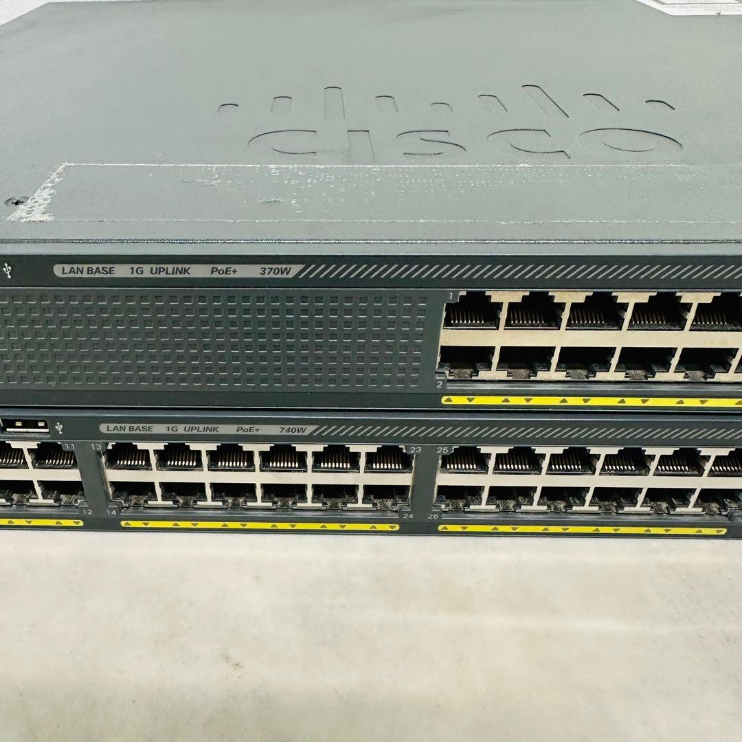 Cisco Catalyst 2960-Xseries 2台