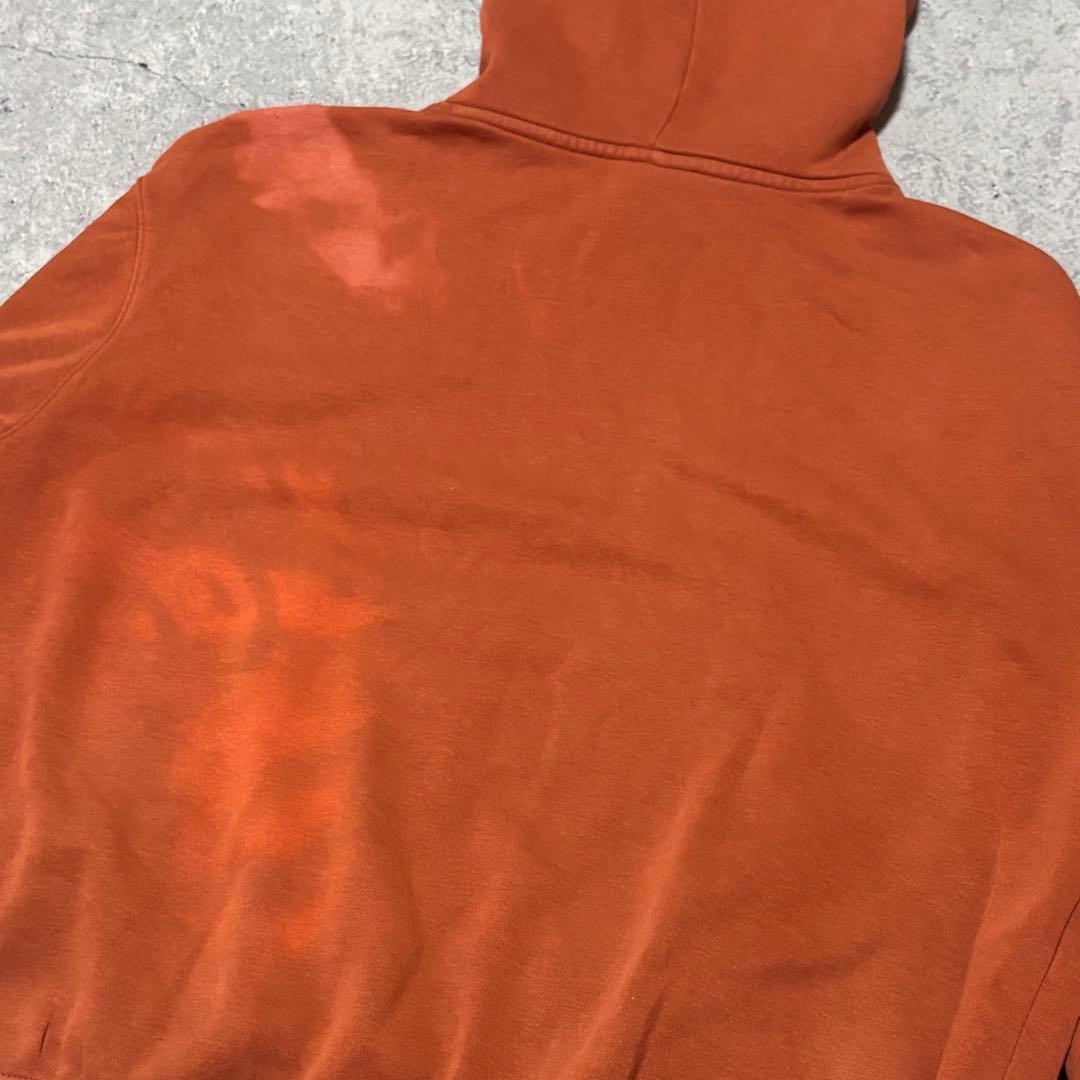 古着 NIKE 00s センタースウォッシュ パーカー フェード レアカラー