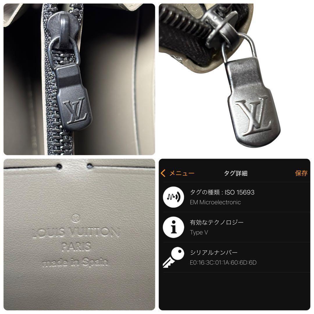 ルイヴィトン ジッピーウォレット・ホリゾンタル モノグラム シャドウ オリーブ