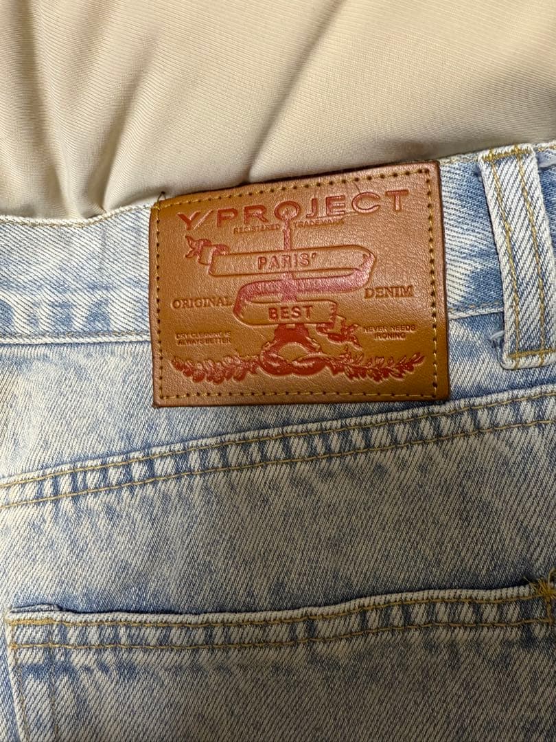 y/project panel jeans パネルジーンズ