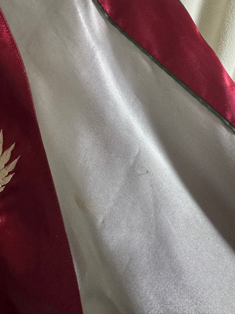 刺繍サテンジャケット 富士山と五重塔　東洋