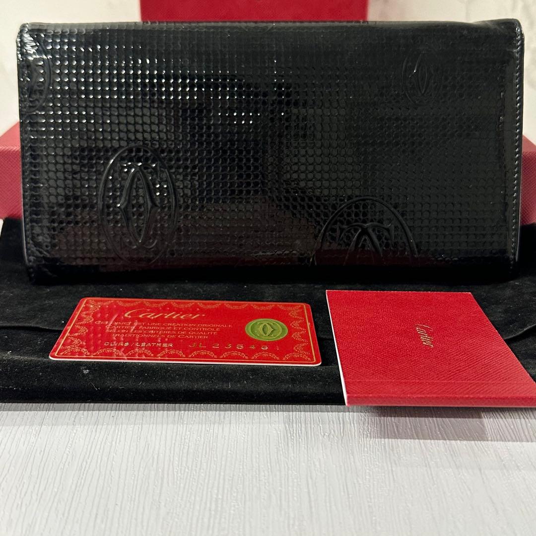 新品同様‼️ カルティエ　Cartier 財布　長財布　ハッピーバースデー