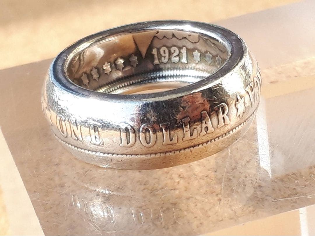 最終※希少 ノースワークス 1ドル モーガン 肉厚 リング 指輪 10号