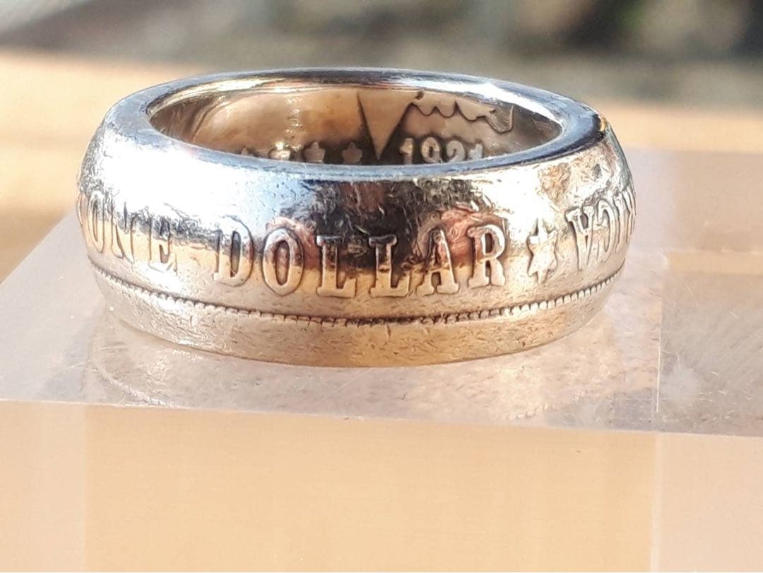 最終※希少 ノースワークス 1ドル モーガン 肉厚 リング 指輪 10号