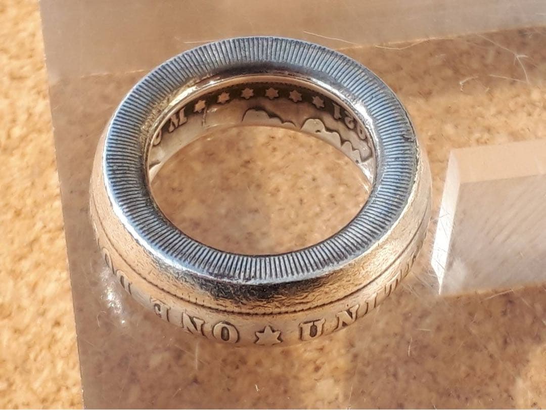 最終※希少 ノースワークス 1ドル モーガン 肉厚 リング 指輪 10号