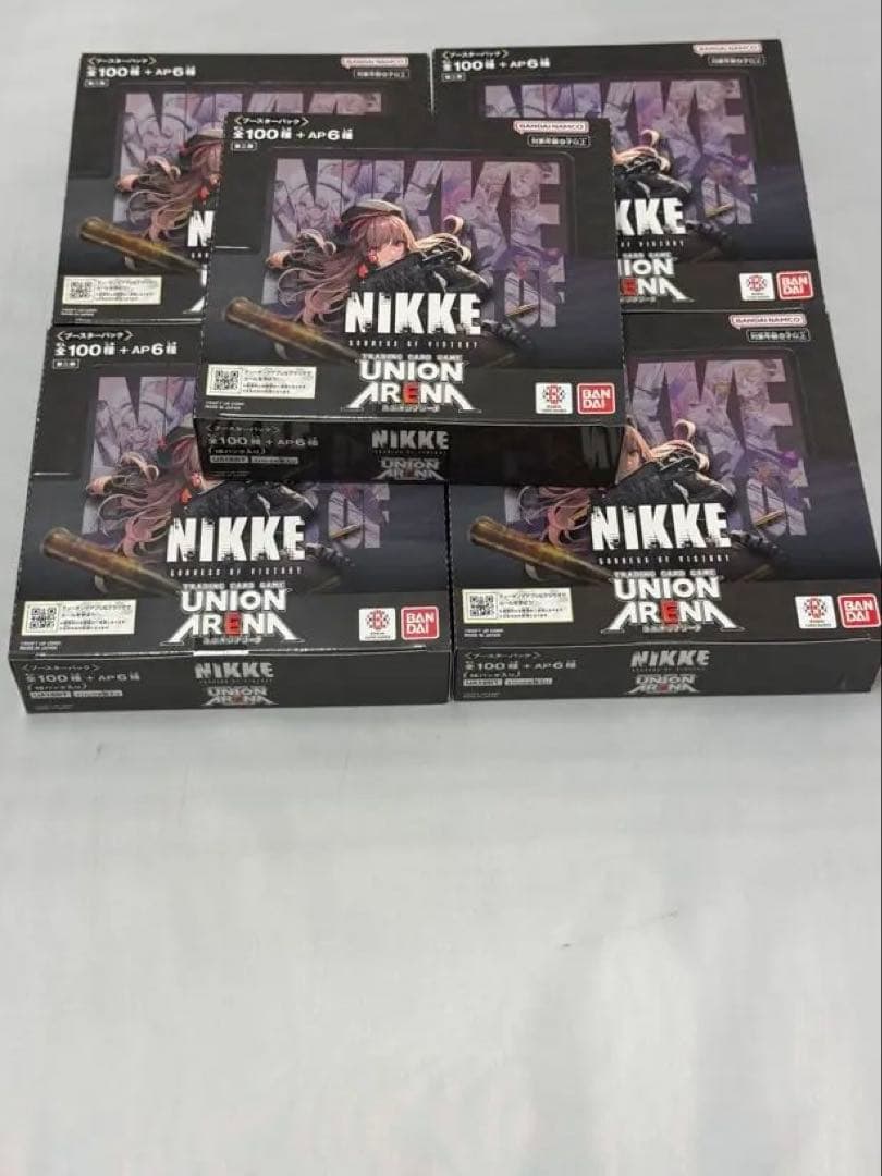 【新品未開封】ユニオンアリーナ NIKKE テープ付き 5BOX