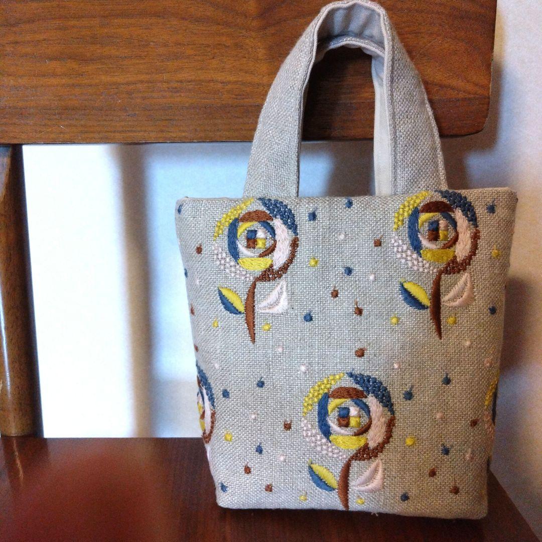 両面　sandrose　バッグ　ミナペルホネン　ハンドメイド