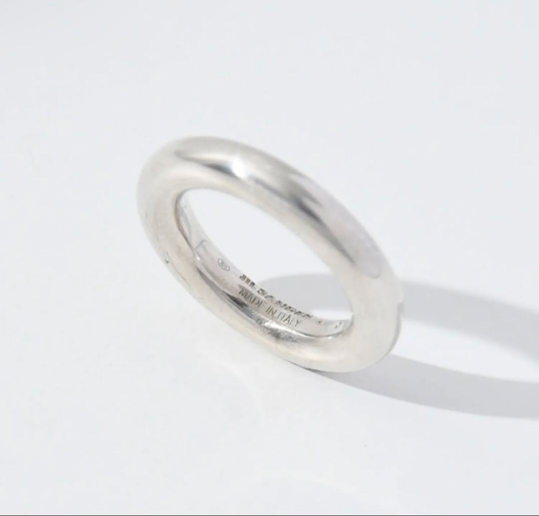 【未使用 ⭐︎定価54000円】ジルサンダー シルバーリングM(22号相当)正規品