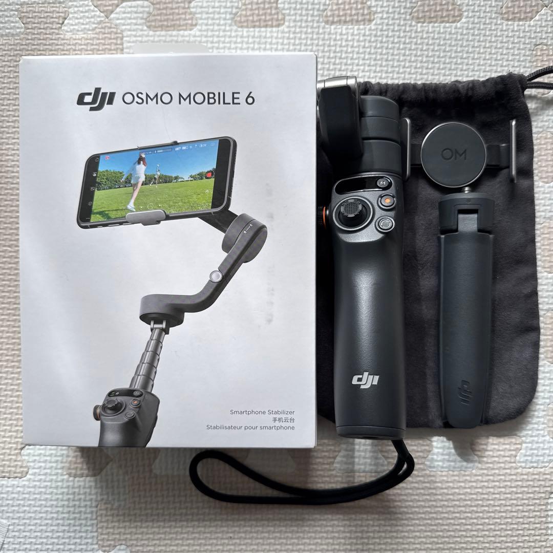 【美品】DJI OsmoMobile6+NovelGoalアダプターベースセット