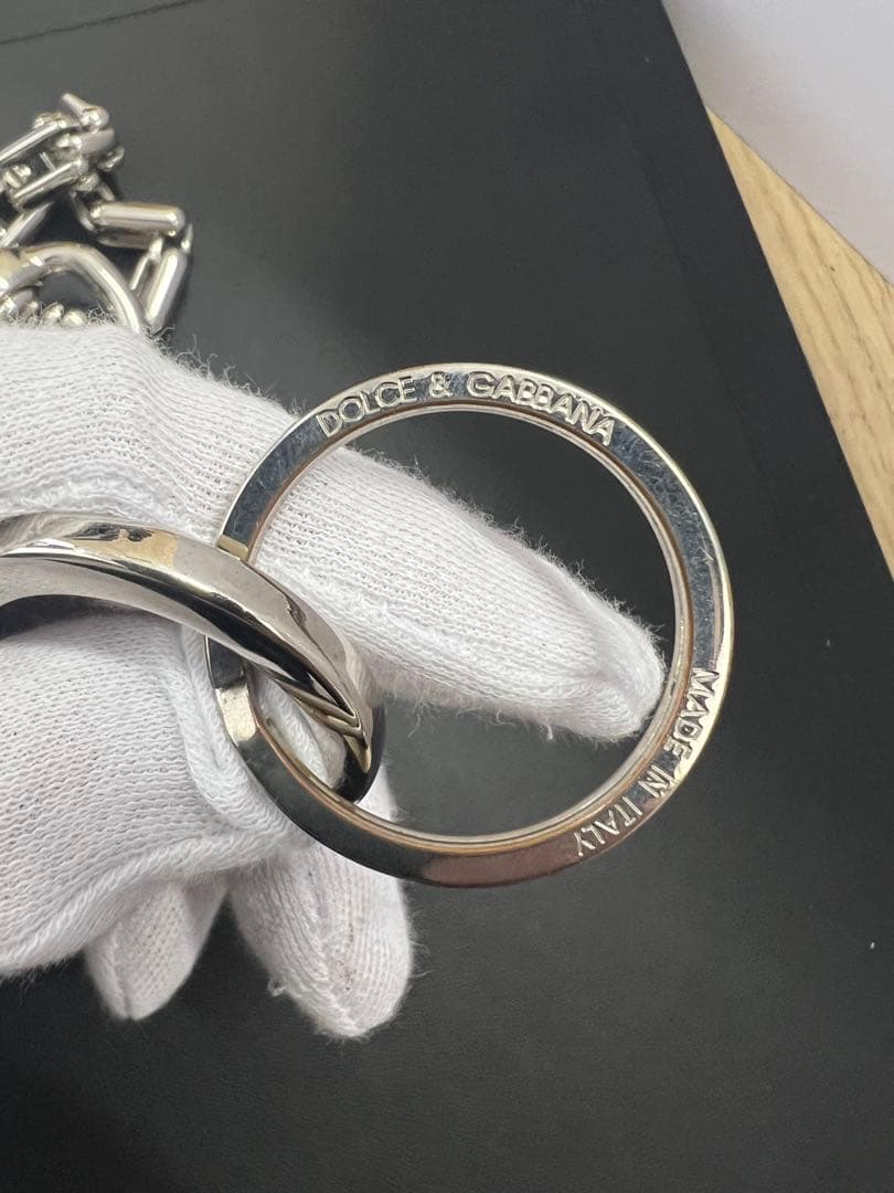 DOLCE&GABBANA チェーン付きキーホルダー