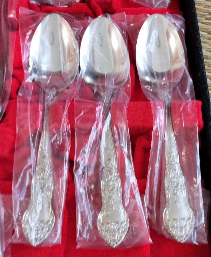 未使用 純銀 カトラリー 15点セット 日本製 燕市