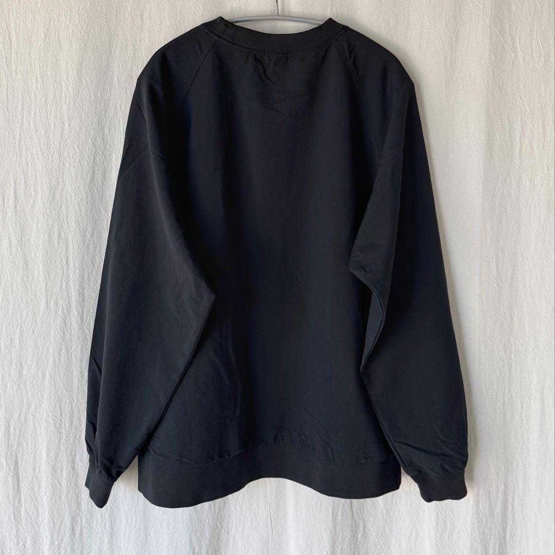 nanamica ALPHADRY Crew Neck Sweat ブラックXL