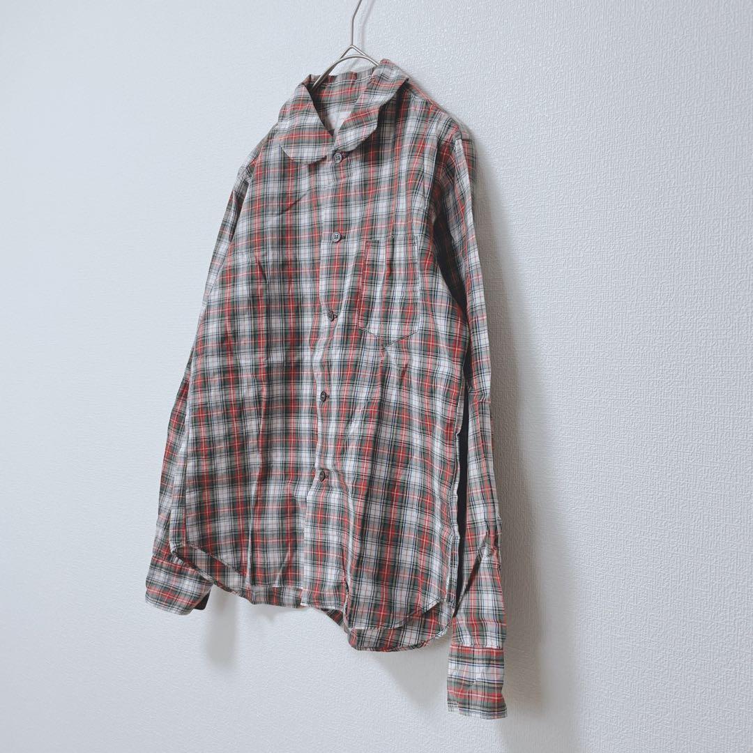 コムデギャルソンシャツ　シャツ　羽織　カジュアル　丸襟　薄手　コットン100　Ｓ