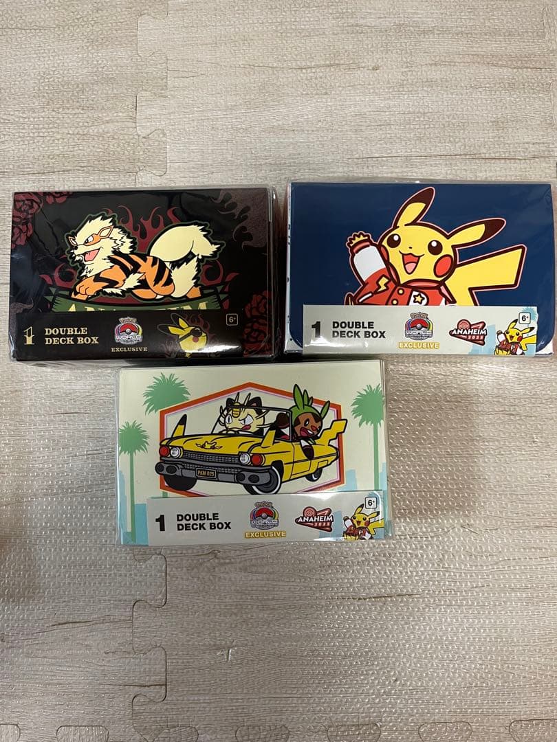 WCS2025 ダブルデッキケースセット ポケモンセンター アナハイム 海外