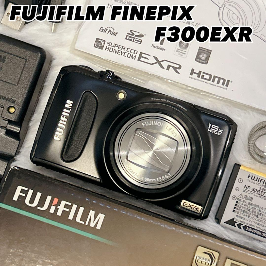 【極美品】 FUJIFILM FinePix F300EXR ブラック