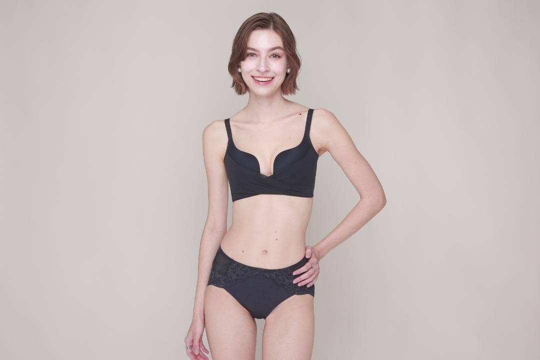 yuka【PGブラ】2枚セットブラックノンワイヤーSサイズ新品未使用