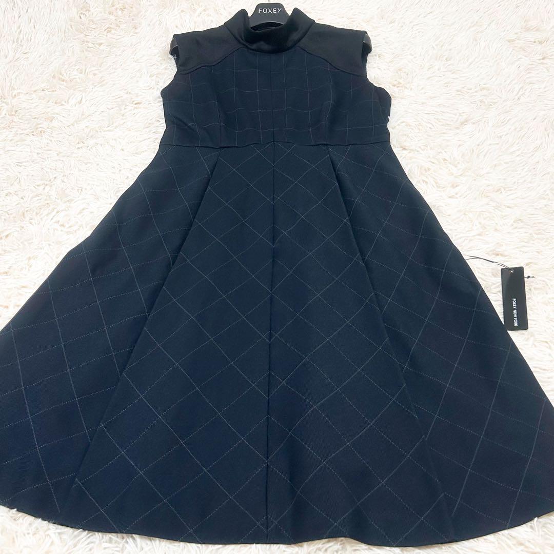 新品タグ付き✨希少◇日本製 FOXEY フォクシー ワンピース Aライン 42