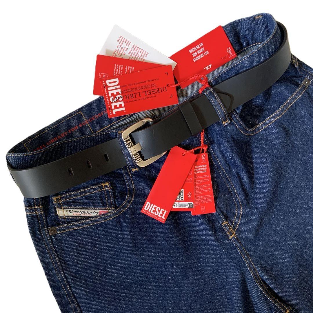 ラスト１点　ディーゼル　B-STARⅡ　ベルト　80　X08881　ブラック