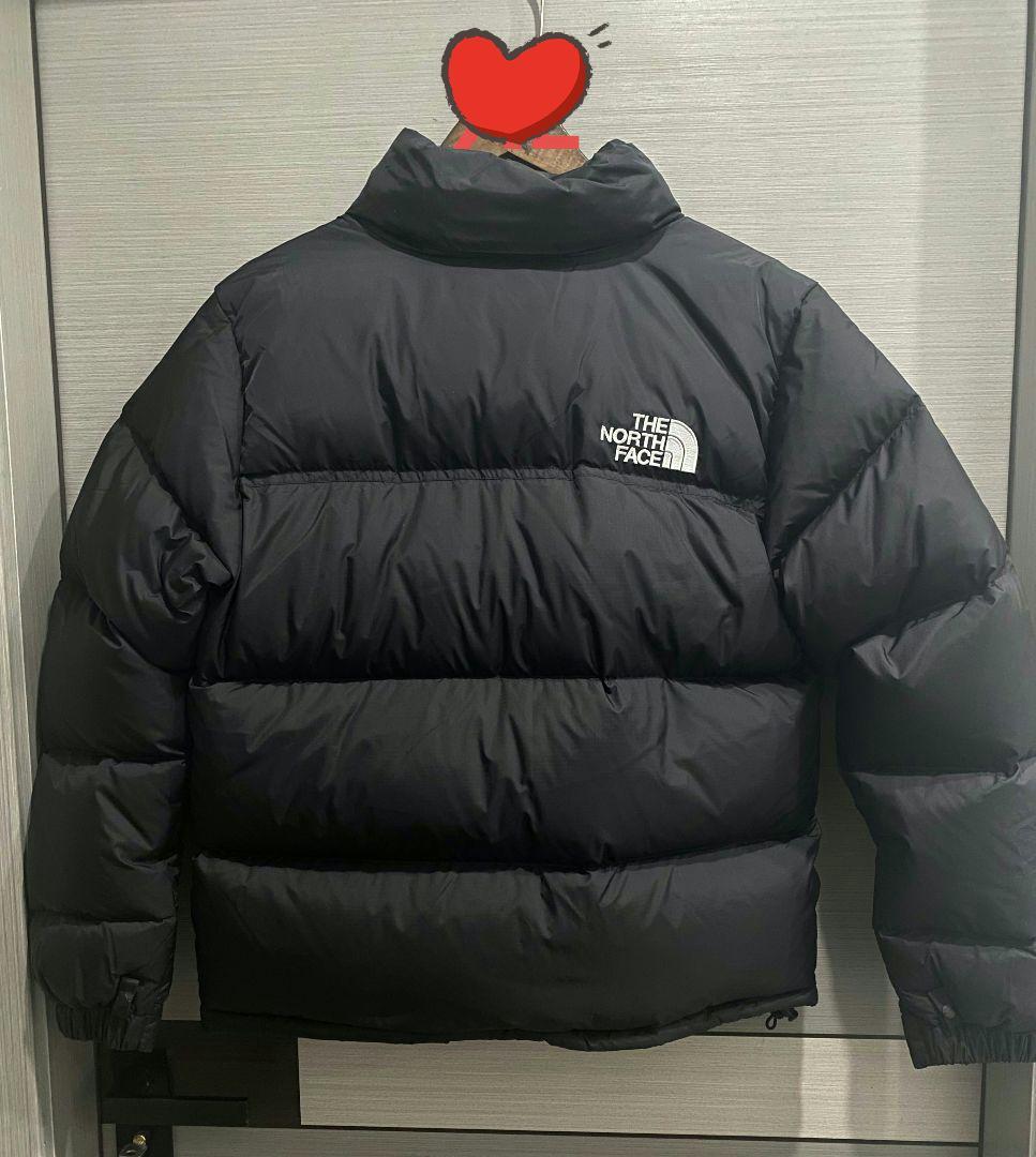 極美品【M】サノースフェイス ヌプシ ブラック メンズ 700fill