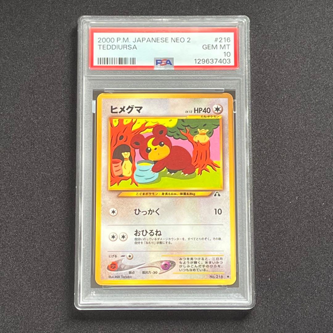 【PSA10】ポケモンカード　旧裏　ヒメグマ　neo