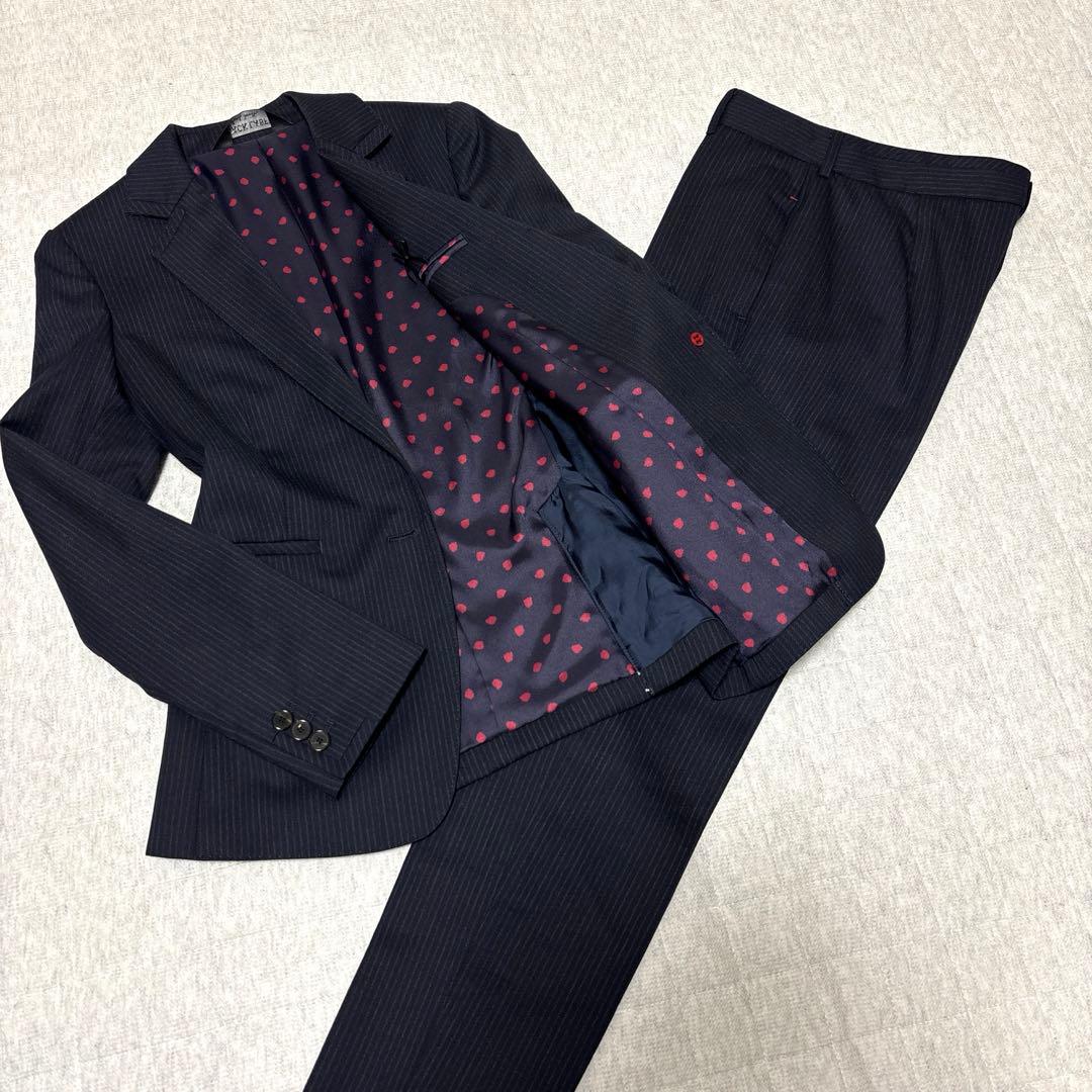 美品　ポールスミス セットアップ スーツ ネイビー