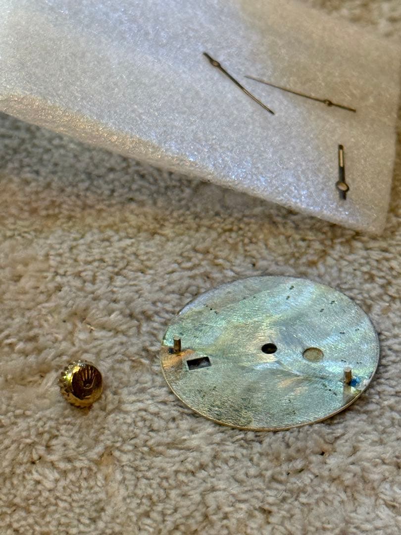 ROLEX Datejust ゴールド文字盤 針セット