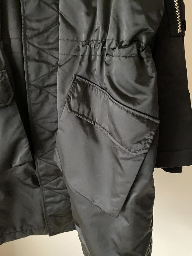 Études Studio パーカーコート ブラック