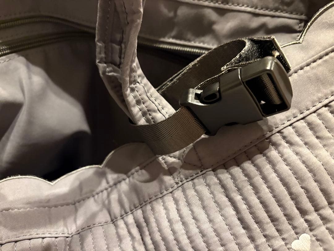 【Donoban】スカラップマザーズバック グレー