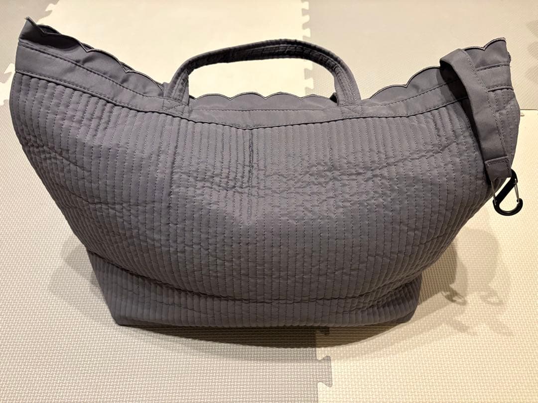 【Donoban】スカラップマザーズバック グレー