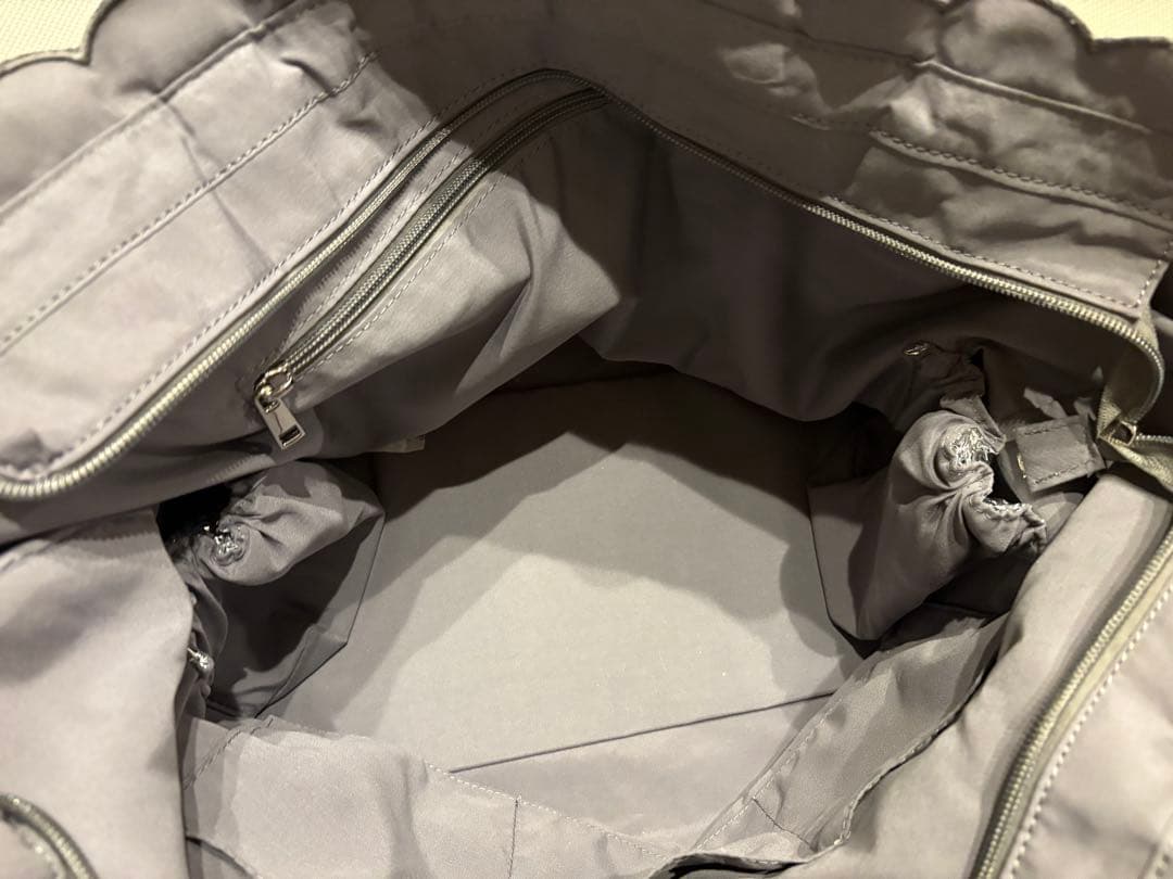 【Donoban】スカラップマザーズバック グレー