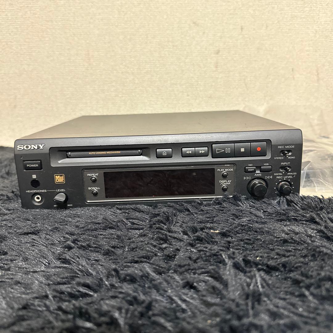 SONY MDS-S37 MDデッキ リモコン 説明書付属 MDプレイヤー