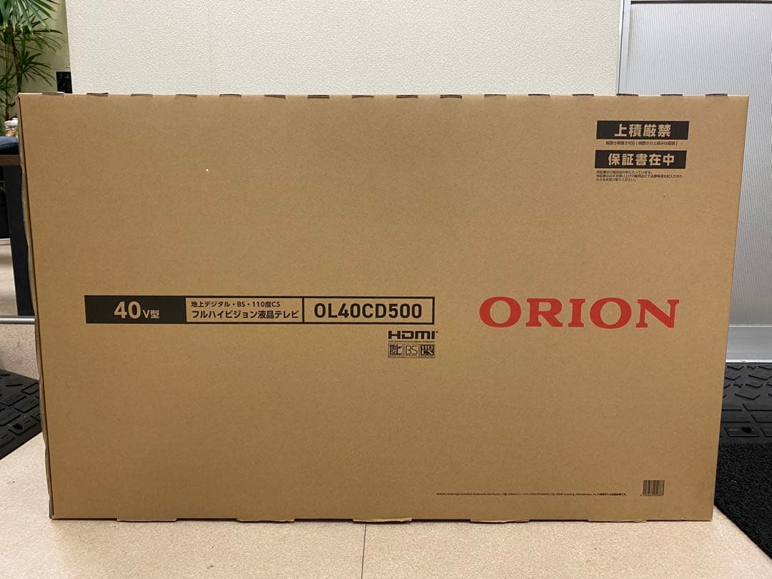 3-1519 2024年製　ORION OL40CD500 40型液晶テレビ