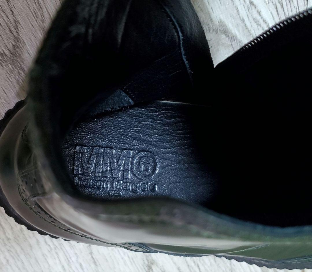 希少 MM6 メゾンマルジェラ レザーブーツ37