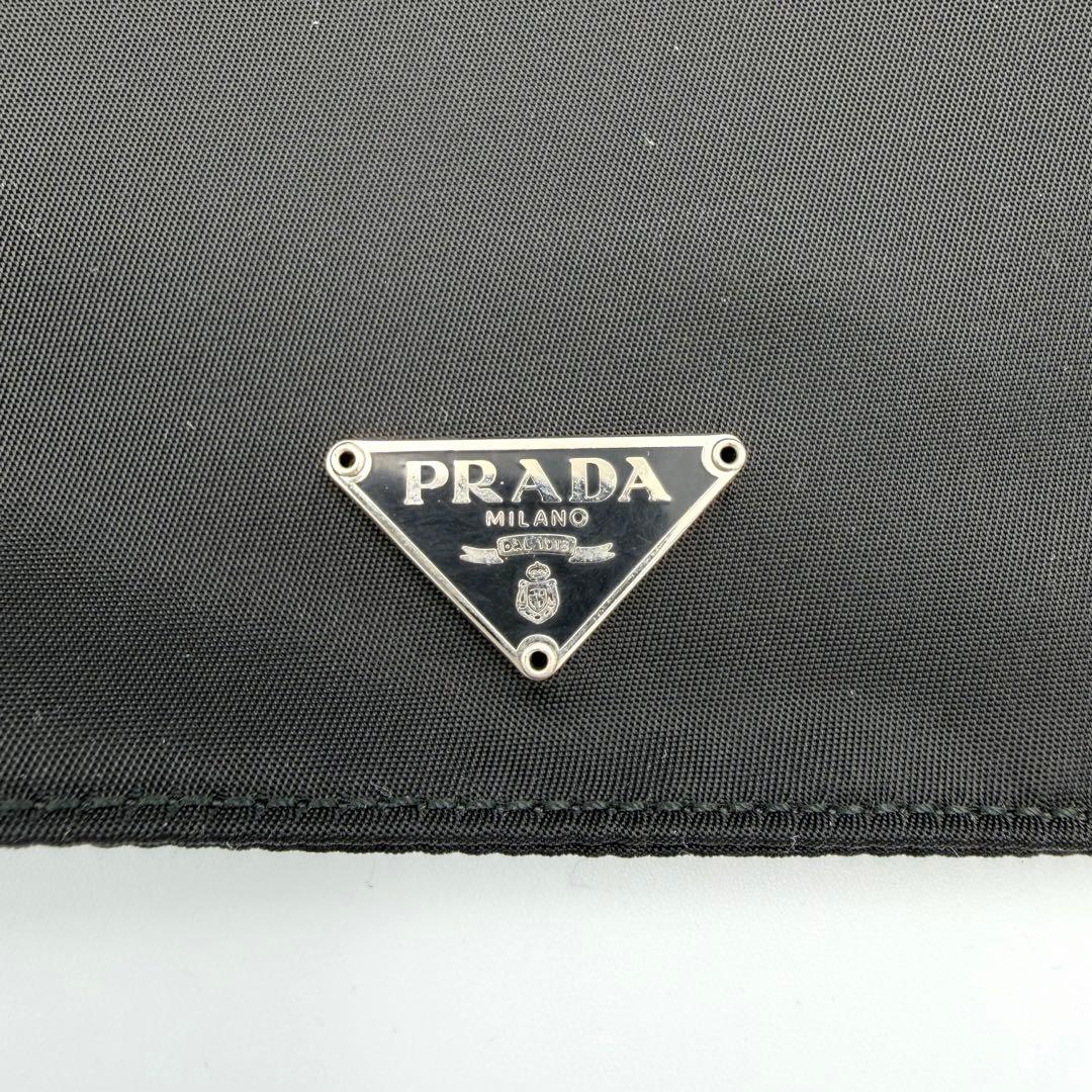 未使用品✨PRADA プラダ ポーチ 三角ロゴ ブラック