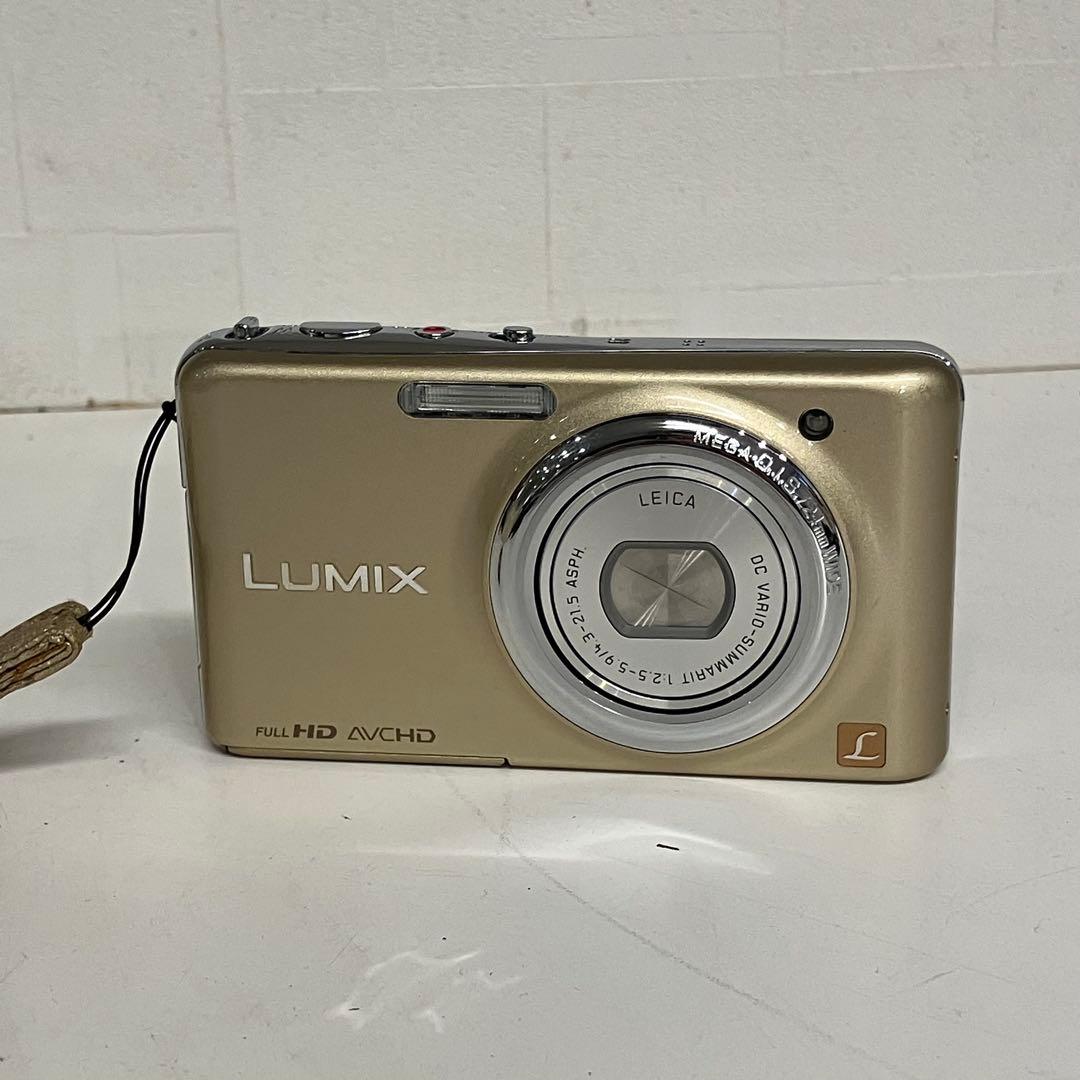 Panasonic LUMIX DMC-FX77 ゴールド 8GBカード付