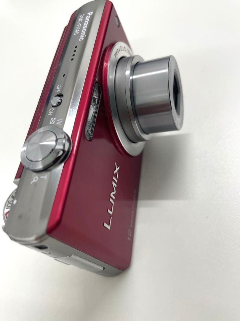Panasonic LUMIX DMC-FX40 12MP デジタルカメラレッド