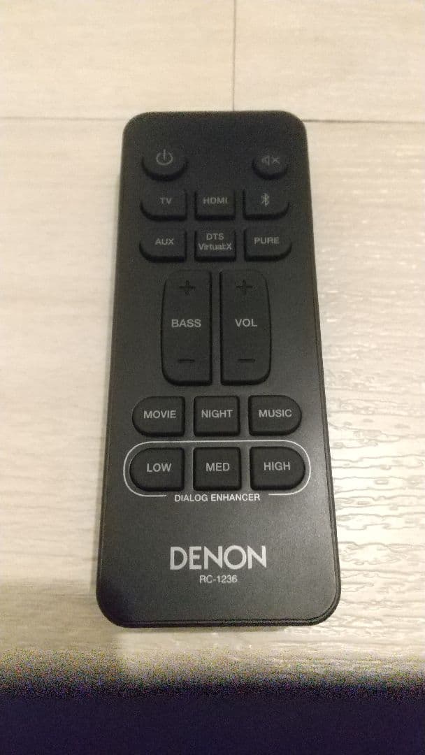 DENON サウンドバー ブラック RC-1236