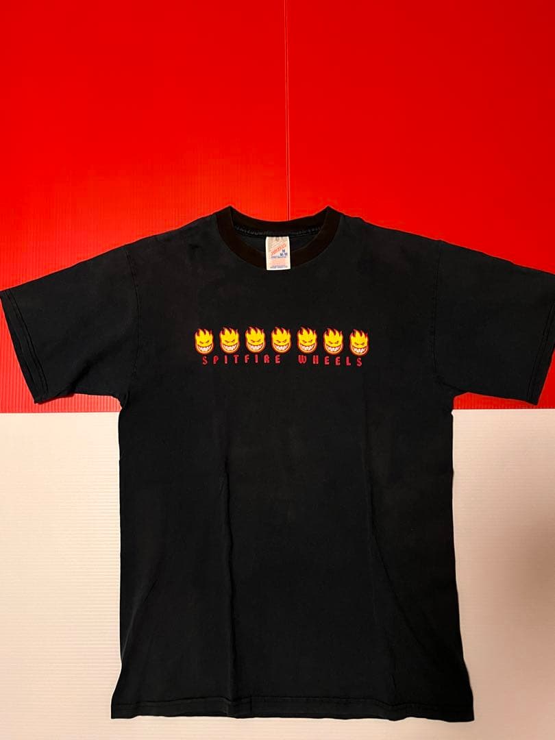 1980's spitfire wheels made in USA ブラックT