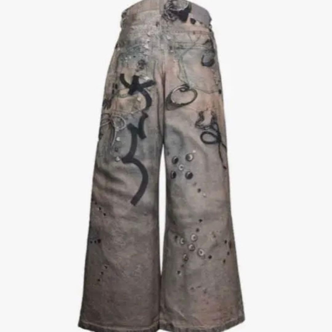 パンツ THEREDTHREAD S print denim 1 toys