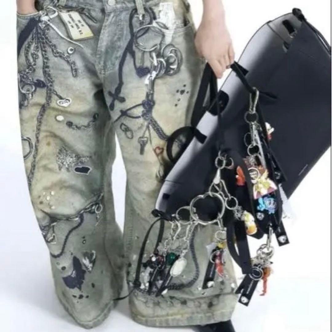 パンツ THEREDTHREAD S print denim 1 toys