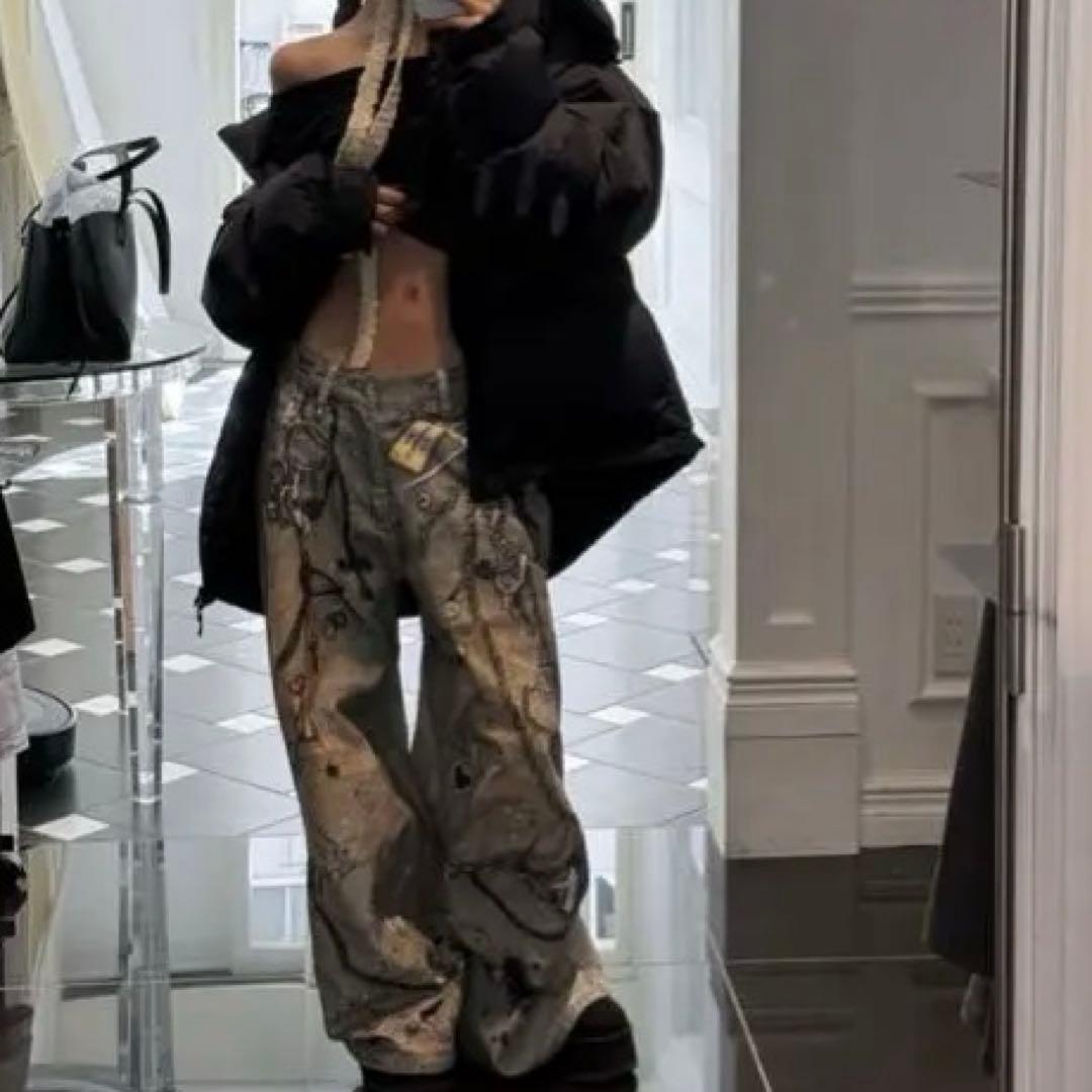 パンツ THEREDTHREAD S print denim 1 toys