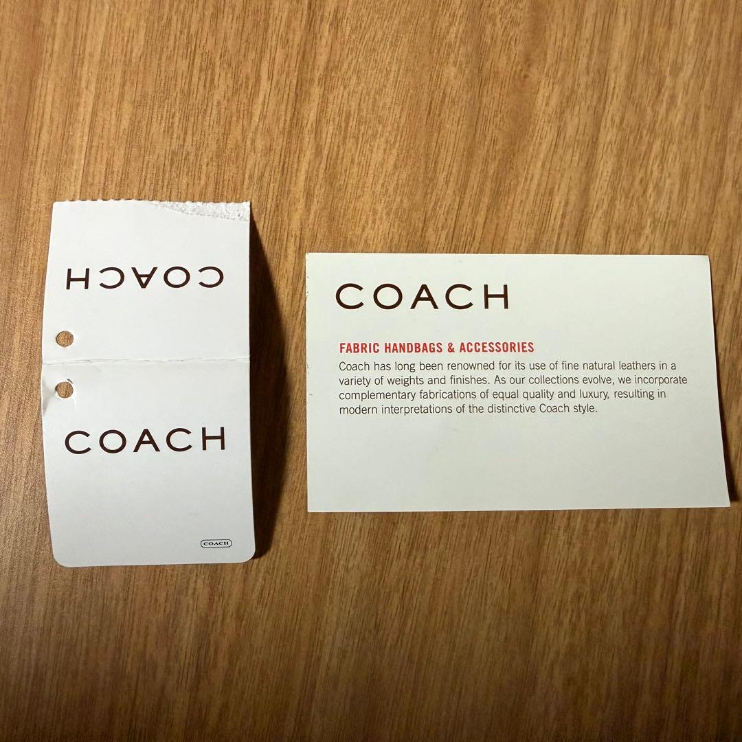 【新品未使用】COACH キャンバス ハンドバッグ コーチ