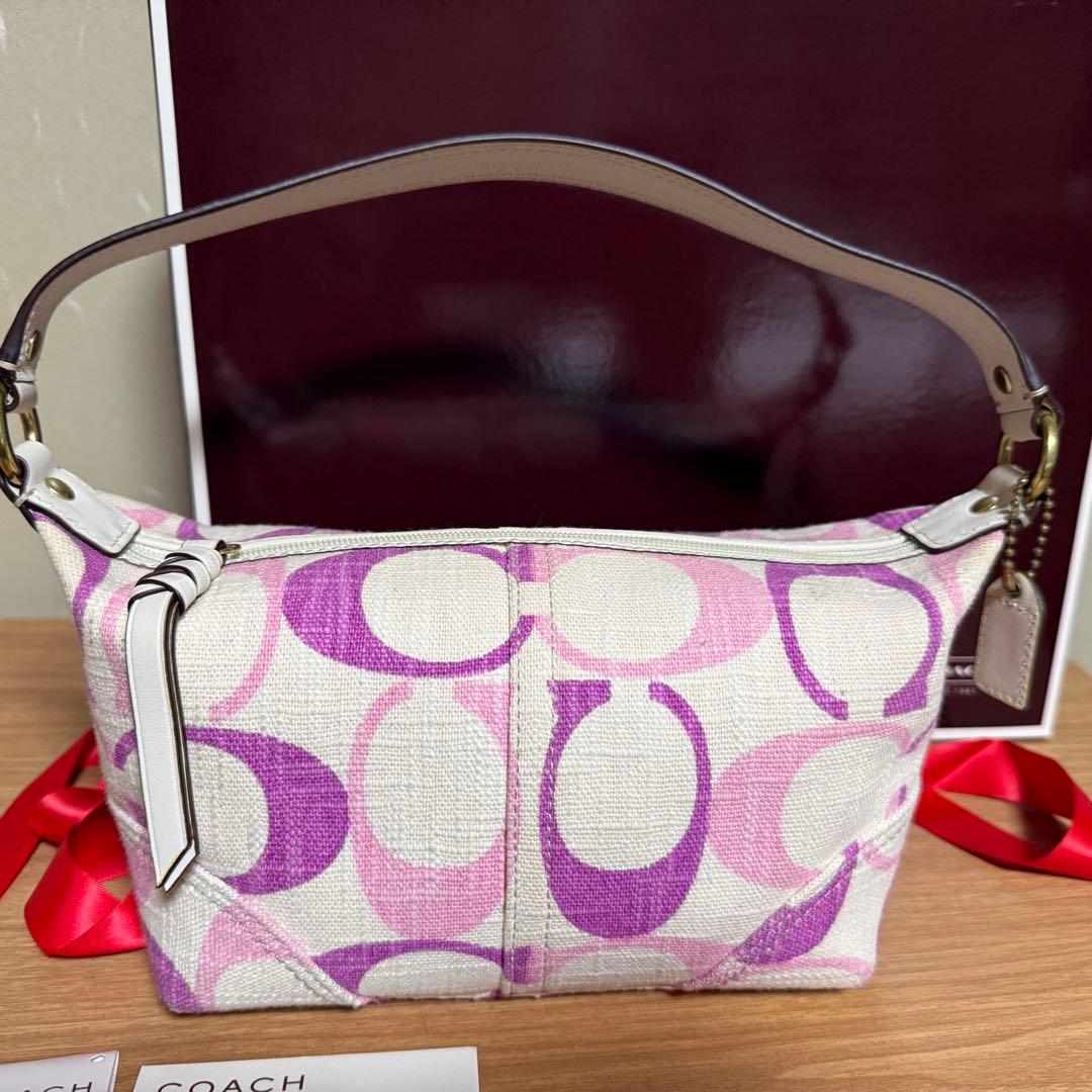 【新品未使用】COACH キャンバス ハンドバッグ コーチ