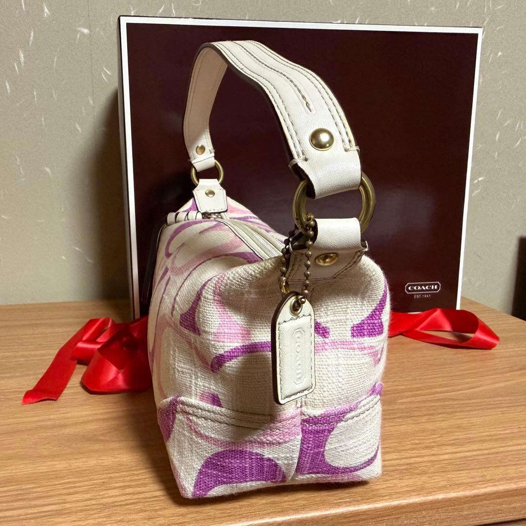 【新品未使用】COACH キャンバス ハンドバッグ コーチ